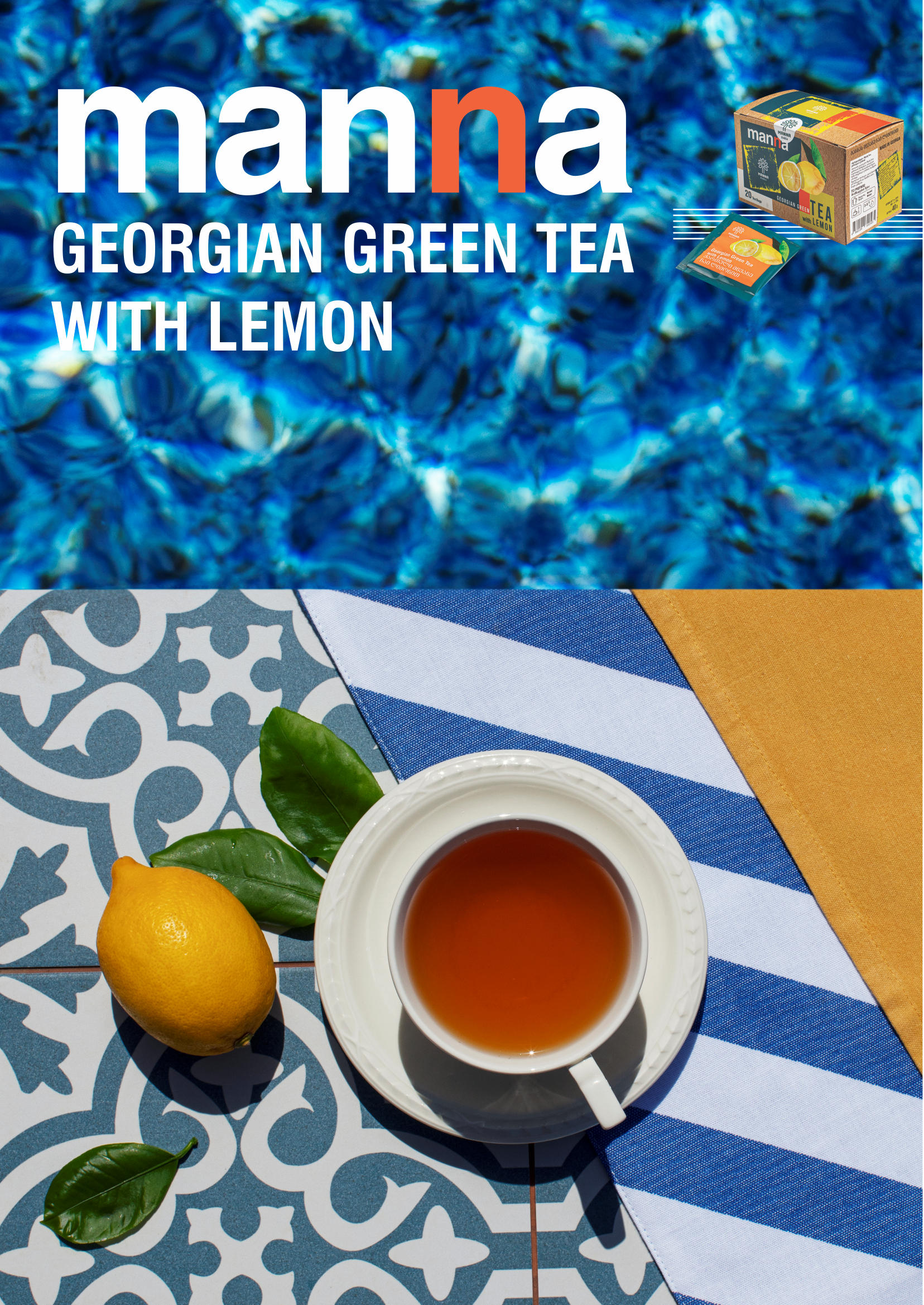 poster - GREEN TEA WITH LEMON POCKETS