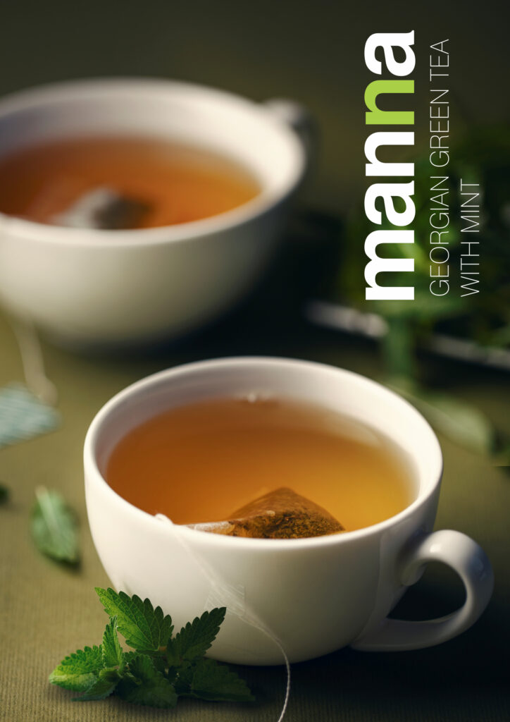 poster - GREEN TEA WITH MINT POCKETS